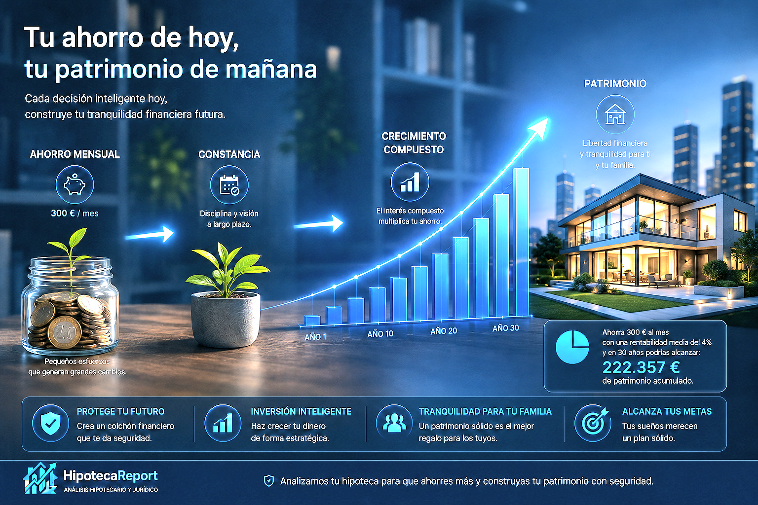 Reinversión del ahorro hipotecario y crecimiento patrimonial en entorno fintech